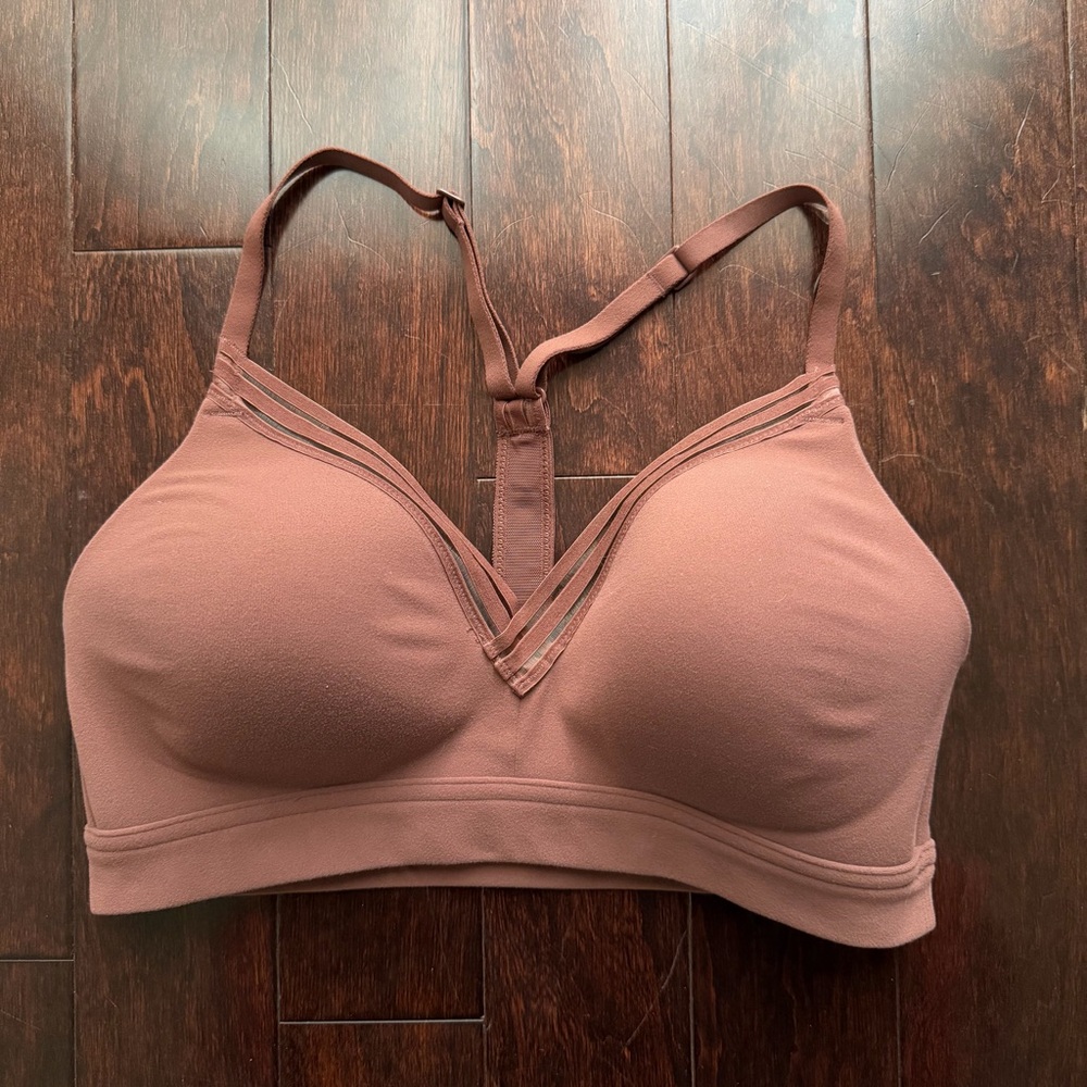 Athleta XS Powervita Everyday Sports Bra Women’s Workout Activewear Redish Brown